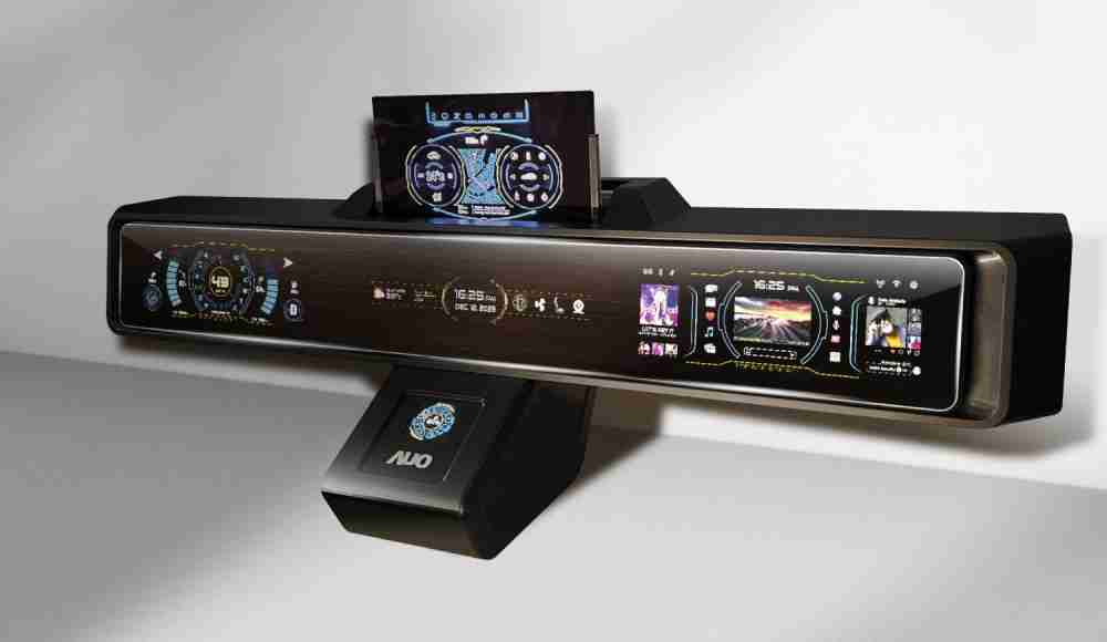 壹号平台Micro LED沉浸式车舱显示方案结合 可卷式、、、可伸缩的Micro LED应用并可呈现不同的质感纹路，，展现人性化设计