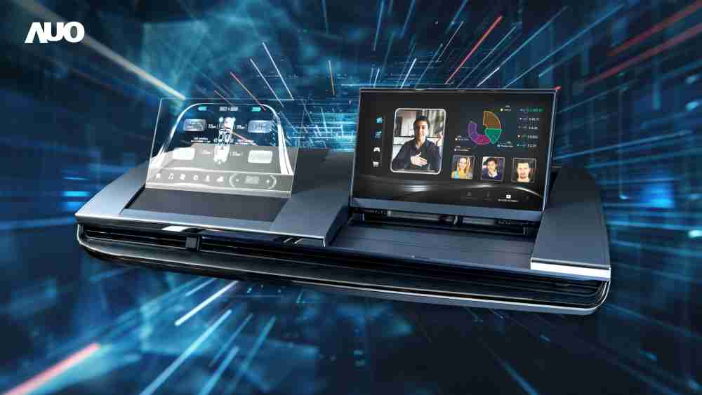 壹号平台Micro LED Display HMI解决方案打造透明Micro LED前座仪表，，，，呈现信息并保留驾驶视野开阔；亦为副驾驶座乘客打造收放自如的Micro LED屏幕，，在不影响显示质量的前提于显示区内建镜头，，，让用户能与视讯对象直接眼神接触，，提供绝佳的双向沟通体验